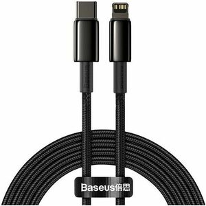 Baseus Tungsten Gold Fast Charging Data Cable Type-C to Lightning PD 20W 2m Black kép