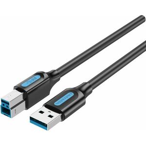 Vention USB 3.0 Male to USB-B Male Printer Cable 1.5m Black PVC Type kép