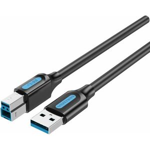 Vention USB 3.0 Male to USB-B Male Printer Cable 2m Black PVC Type kép