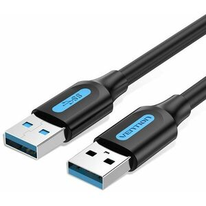 Vention USB 3.0 Male to USB Male Cable 1m Black PVC Type kép