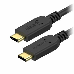AlzaPower Core USB-C to USB-C 2.0, 3A, 60W, 3m, fekete kép