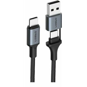Eloop Orsen S8 Type-C to USB-C + USB-A Cable 100W 1.5m Black kép