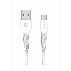 Swissten micro USB 1m, fehér kép
