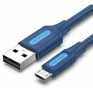 Vention USB 2.0 to Micro USB 2A Cable 2m Deep Blue kép