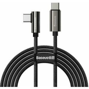 Baseus Elbow Fast Charging Data Cable Type-C to Type-C 100W 1m Black kép