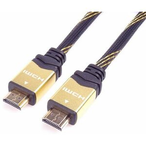 PremiumCord HDMI 2.0 nagy sebességű + Ethernet HQ kábel, 0, 5 m kép