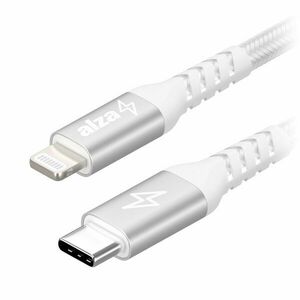 AlzaPower AluCore USB-C to Lightning MFi 1m, ezüst kép