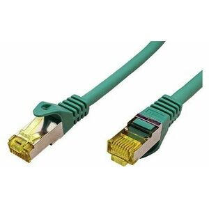 OEM S/FTP patch cord Cat 7, RJ45 csatlakozó, LSOH, 2 m, zöld kép