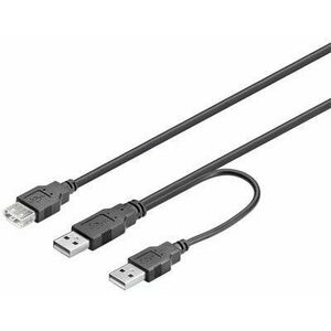 PremiumCord USB 2.0 - 0, 2m, Y kábel kép