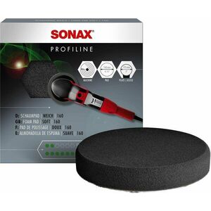 Sonax Profiline Korong fekete finom - 160 mm kép