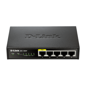 D-Link Switch 5x100Mbps 1xPOE port (DES-1005P) kép