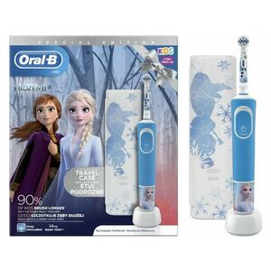 Oral-B D100 Vitality Kids gyerek fogkefe - Frozen II + útitok (10PO010291) kép