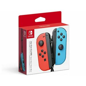 Nintendo Switch Joy-Con Kontrollercsomag (Neon Piros, Neon Kék) kép