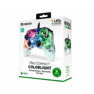Nacon Pro Compact RGB Kontroller Xbox One - Xbox Series X - Pc (2808488) Átlátszó kép