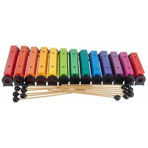 Boomwhackers Chroma-Notes Resonator Bells Complete Set kép