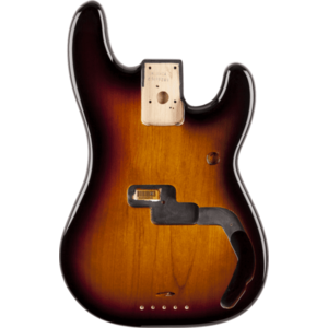 Fender Precision Bass Body Vintage Bridge Brown Sunburst kép