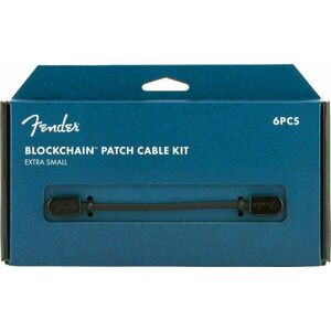 Fender Blockchain Patch Cable Kit XS Fekete Pipa - Pipa kép