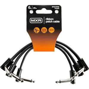 Dunlop MXR 3PDCPR06 Ribbon Patch Cable 3 Pack Fekete 15 cm Pipa - Pipa kép