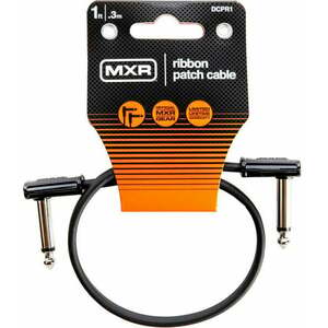 Dunlop MXR DCPR1 Ribbon Patch Cable Fekete 30 cm Pipa - Pipa kép