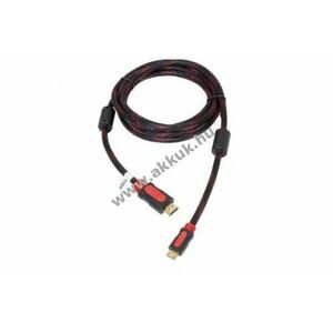 MINI HDMI -> HDMI kábel , 1.5m fekete kép