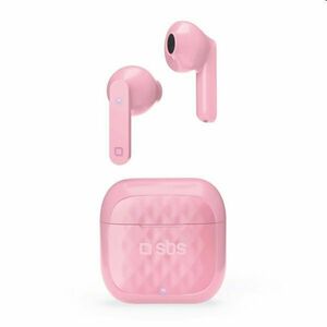 SBS Vezeték nélküli Fülhallgató TWS Air Free töltőtokkal, rózsaszín kép