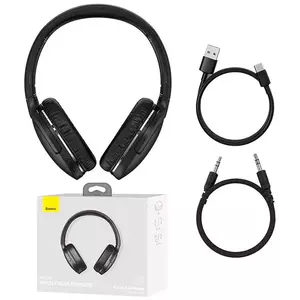 Fejhallgató Baseus Encok Wireless headphone D02 Pro, black (6932172611705) kép