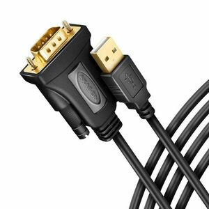 AXAGON ADS-1PQN ADVANCED USB-A 2.0 to Serial RS-232 FTDI adapter/kábel, 1, 5 m kép