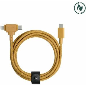 Native Union Belt Universal Cable USB-C to Lightning + USB-C - 1.5m, Kraft kép