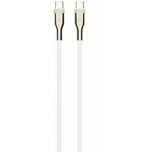 FIXED Cable USB-C to USB-C - PD, USB 2.0, 100W, 1, 2m, fehér kép