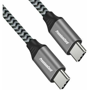 PremiumCord USB-C M/M - 100W, 20V / 5A, 480Mbps, 1m kép