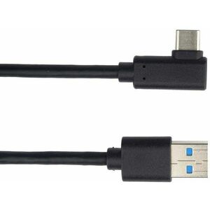 PremiumCord USB-C/M 90° to USB-A/M 3.0 - 50cm kép
