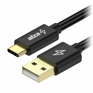 AlzaPower AluCore Charge 2.0 USB-C - 3m, fekete kép