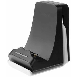 FIXED DockDualSense PlayStation 5 töltőállomás + fejhallgató akasztó, fekete-fehér kép