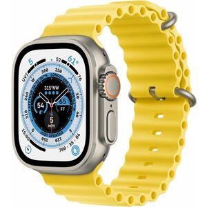 Apple Watch Ultra 49mm - titán tok, sárga óceán szíj kép