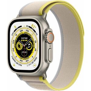 Apple Watch Ultra 49mm - titán tok. sárga - bézs terep szíj, M / L kép
