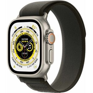 Apple Watch Ultra 49mm - titán tok, fekete - szürke terep szíj, M / L kép