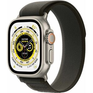 Apple Watch Ultra 49mm - titán tok, fekete - szürke terep szíj, S / M kép