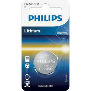 Philips Gombelem lítium CR2450/10B kép