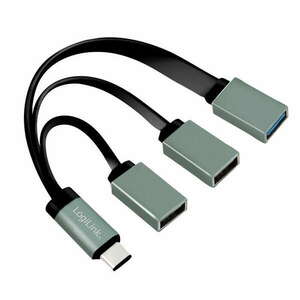 LogiLink USB-C hub, 2x USB 2.0 AF + 1x USB 3.0 AF kép