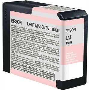 Epson T5806 Light Magenta tintapatron eredeti C13T580600 kép
