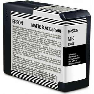 Epson T5808 Matt Black tintapatron eredeti C13T580800 kép