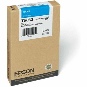 Epson T6032 Cyan tintapatron eredeti C13T603200 kép