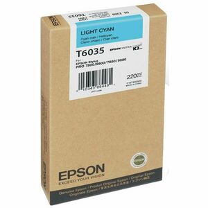 Epson T6035 Light Cyan tintapatron eredeti C13T603500 kép