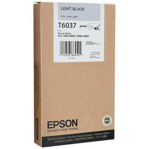 Epson T6037 Light Black tintapatron eredeti C13T603700 kép