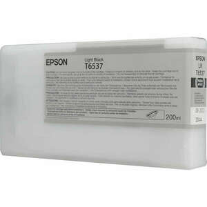 Epson T6537 Light Black tintapatron eredeti 200 ml C13T653700 kép