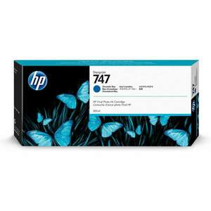 HP P2V85A No.747 Chromatic Blue tintapatron eredeti kép
