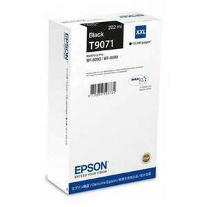 Epson T9071 Black tintapatron eredeti 10K 202 ml C13T907140 kép