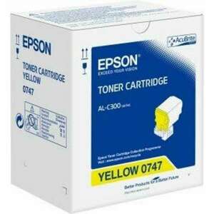 Epson Workforce AL-C300 Yellow lézertoner eredeti 8, 8k C13S050747 kép