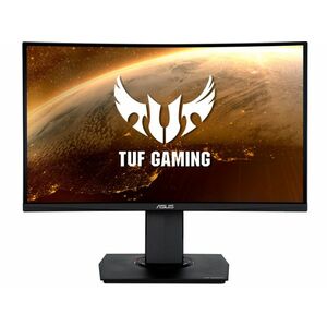 ASUS TUF Gaming 24 FHD ívelt VA 165Hz monitor (VG24VQR) Fekete kép