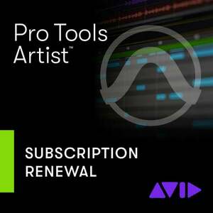AVID Pro Tools Artist Annual Paid Annually Subscript (Renewal) (Digitális termék) kép